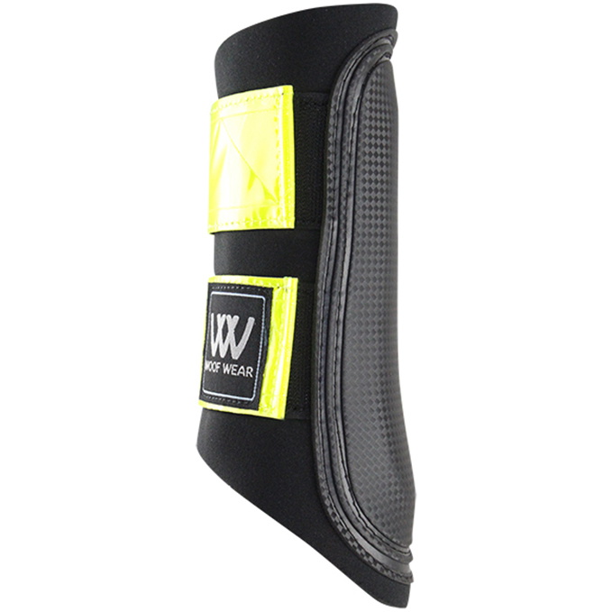 Woof Wear Reflective Club Boot - Black / Yellow
